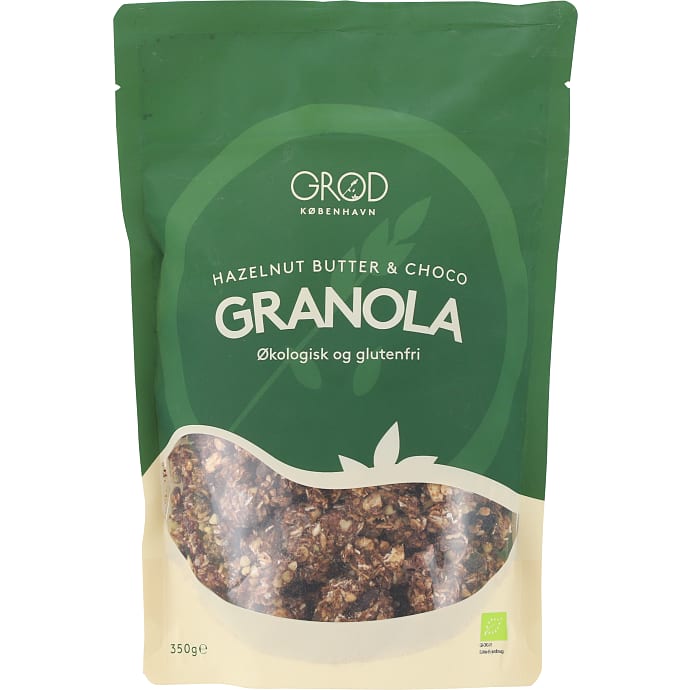 GRØD Granola m. Hasselnødder og Chokolade Øko 350 g