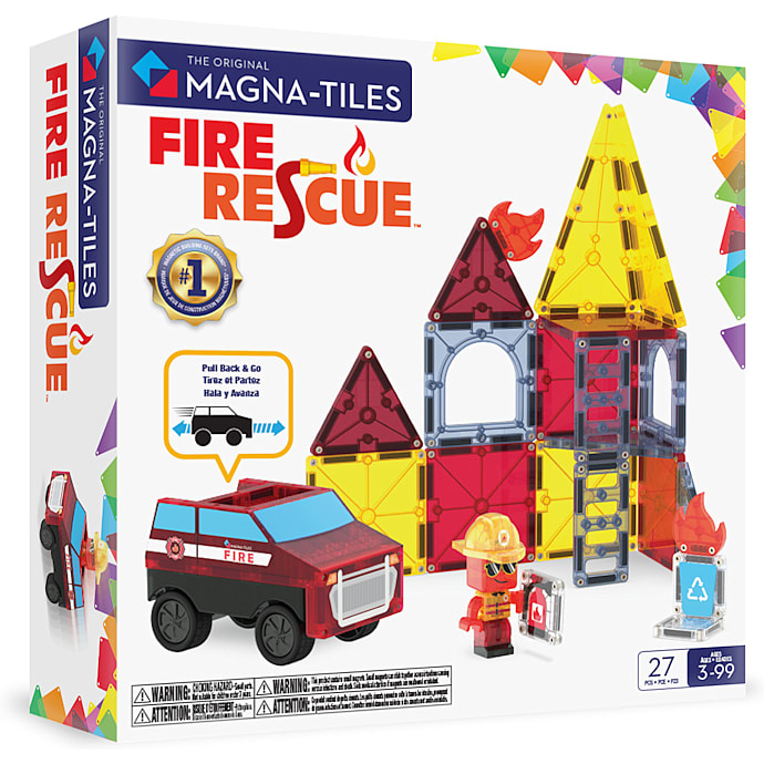 Magna-Tiles magnetisk byggesæt - 27 dele