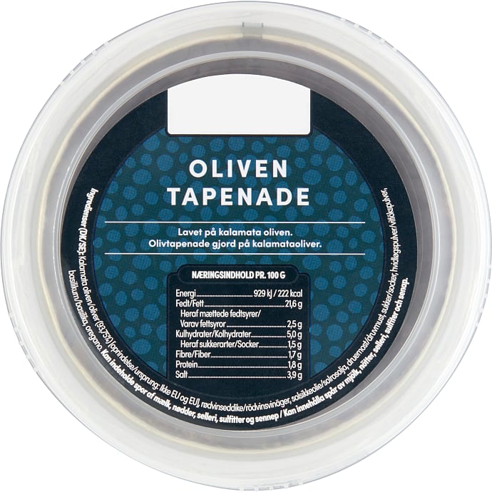 Deli Drengene Kalamata Oliven Tapenade 180 g