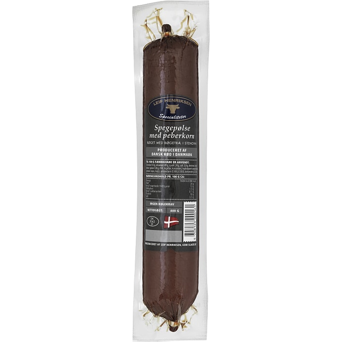 Leif Henriksen Spegepølse med Peberkorn