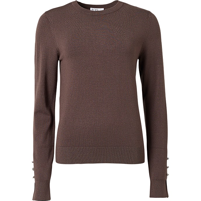 VRS dame pullover str. 2XL - brun