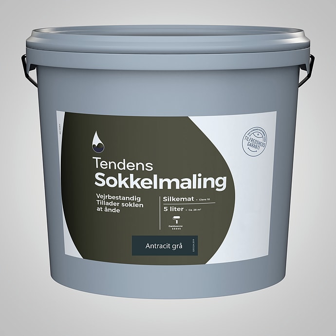 Tendens Sokkelmaling Antracit Grå