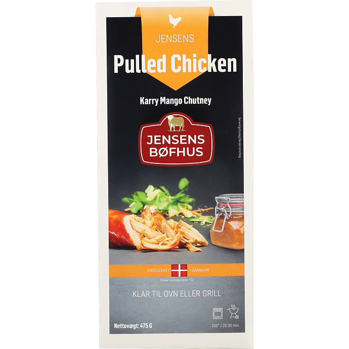 Pulled Chicken m. mango og karry