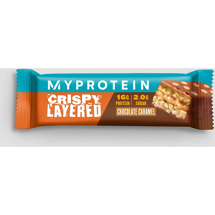 Proteinbar m. chokolade og karamelsmag