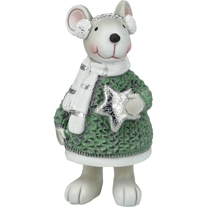 Julefryd julemus 9 cm - flere varianter - assorteret