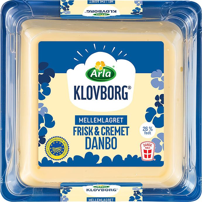 Danbo ost i skiver mellemlagret 45+