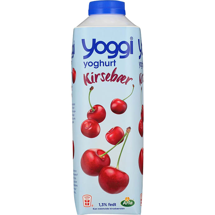 Yoggi Yoghurt kirsebær 1,3% 1 kg