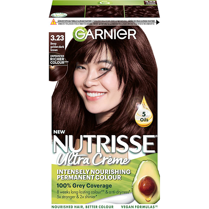Intensely Nourishing permanent hårfarve 3.23 Deep Golden Dark Brown m. olier