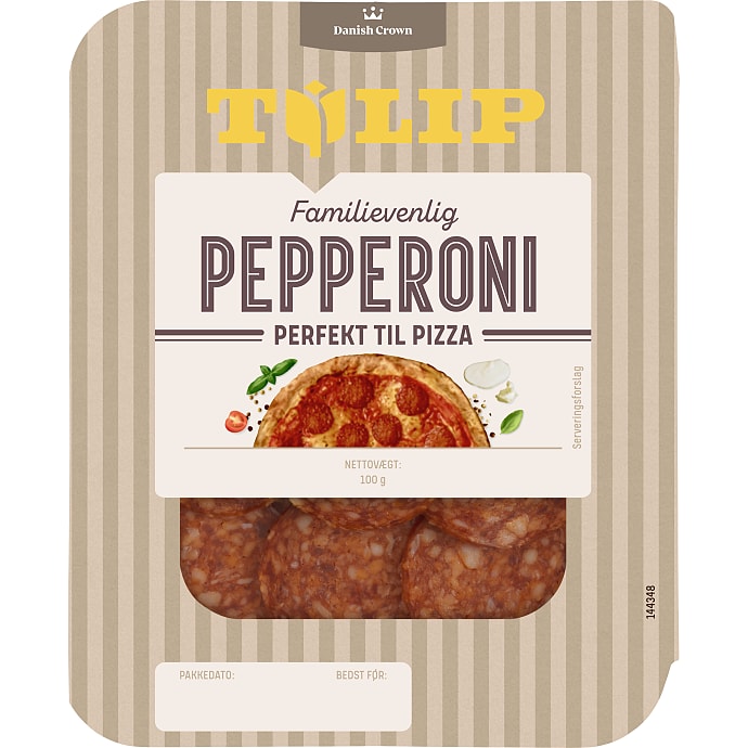Tulip Pepperoni i skiver 100 g