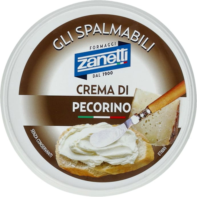 Zanetti Smøreost med Pecorino 21% fedt 125 g