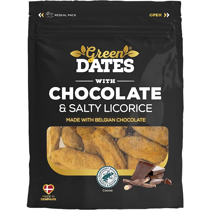 Dadler m. chokolade og saltlakrids