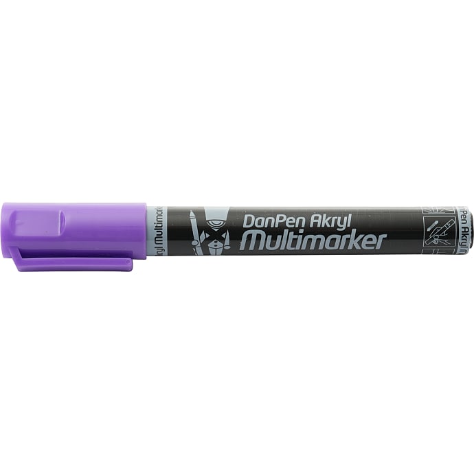 Danpen akryl multimarker - lilla