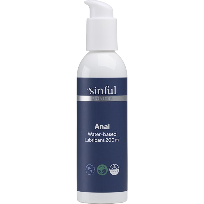 Sinful anal vandbaseret glidecreme 200 ml