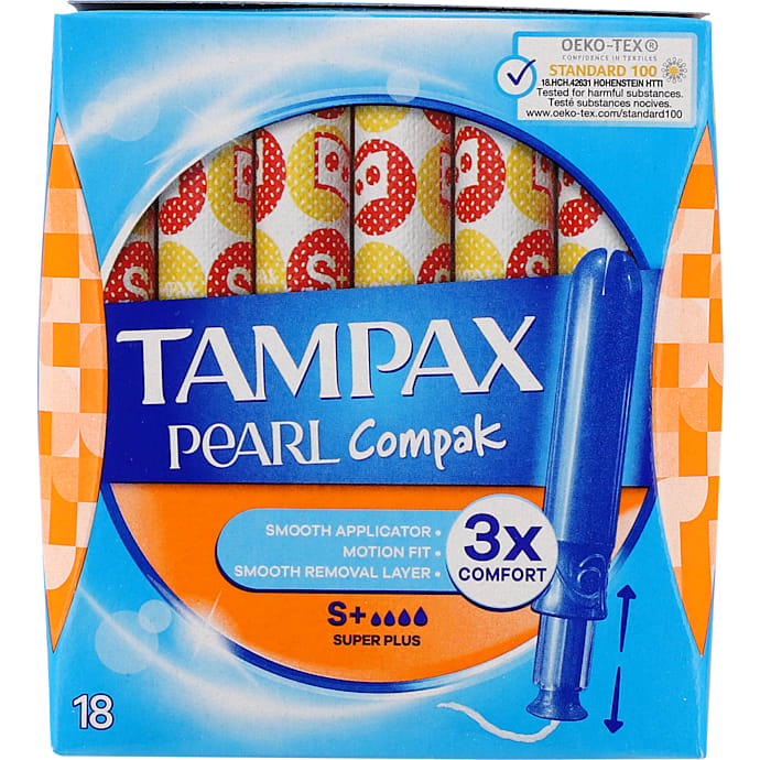 Tampax Compak Pearl Super 18 stk