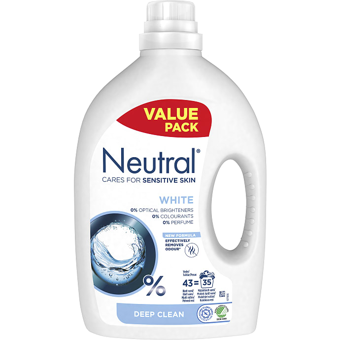Flydende vaskemiddel hvid vask sensitiv