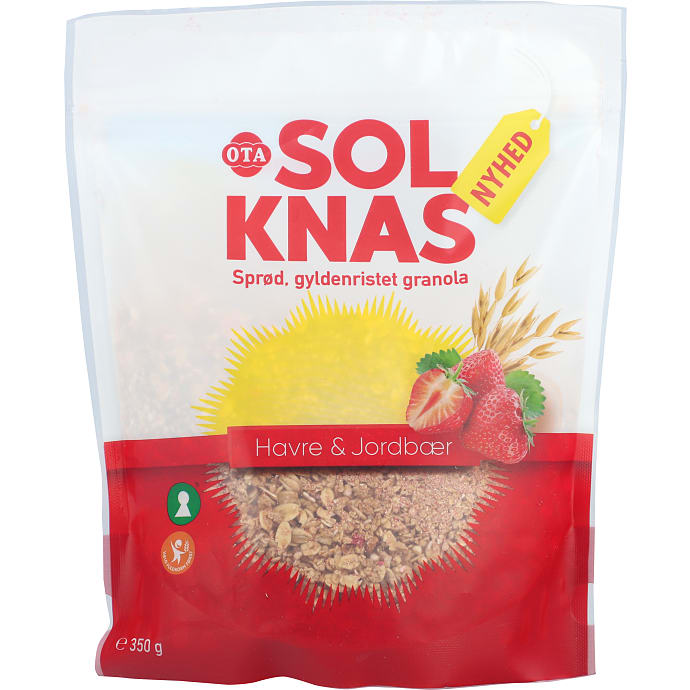 Granola m. havre og jordbær