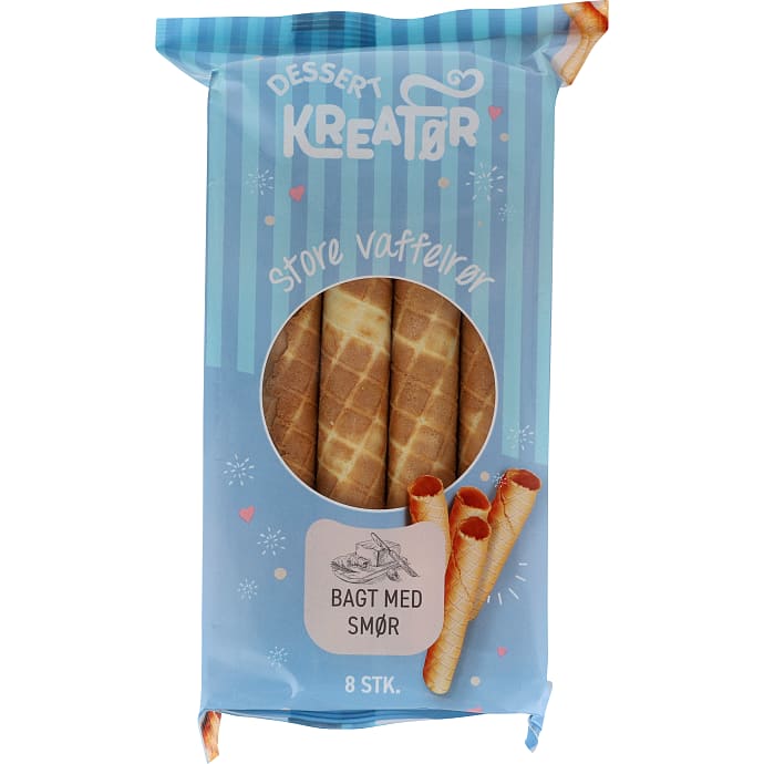 Dessert Kreatør Vaffelrør m. Smør