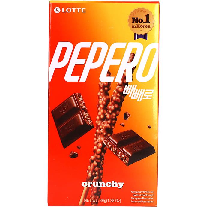 Lotte Pepero Kiksestænger m. crunchy chokolade