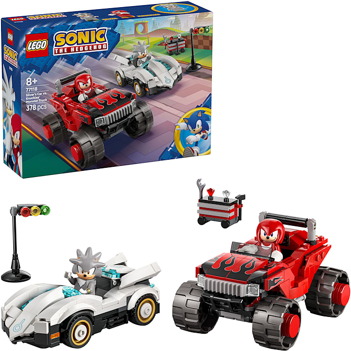 LEGO Sonic the Hedgehog 77118 Silvers bil mod Knuckles' monstertruck