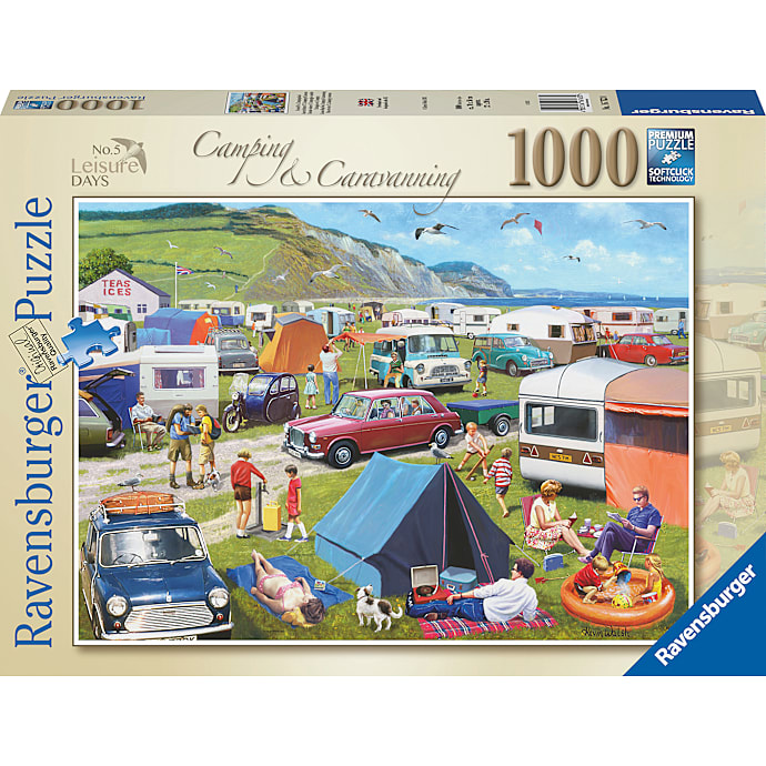 På camping puslespil - 1000 brikker – produktbillede