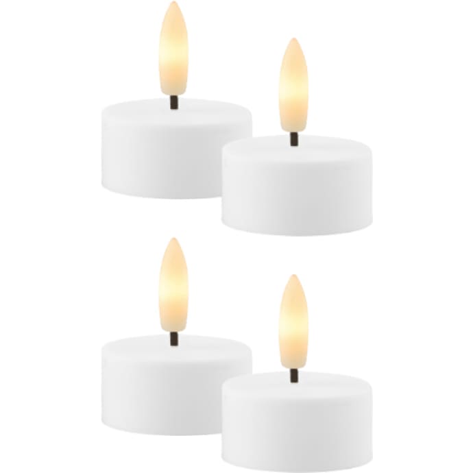 Julius LED Fyrfadslys Hvid