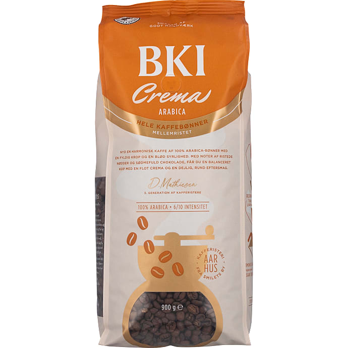 BKI Crema hele bønner 900 g