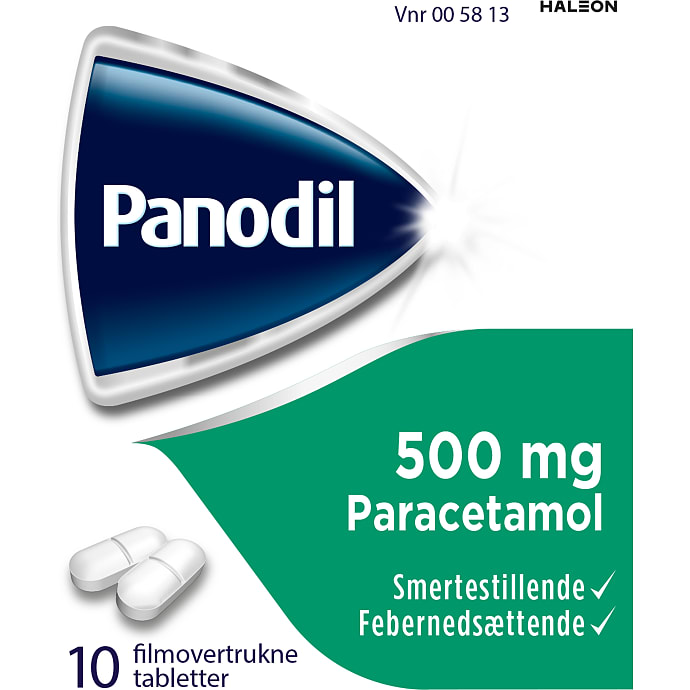 Smertestillende og febernedsættende tabletter 500 mg