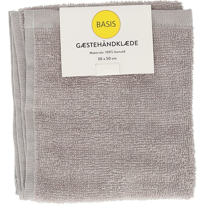 BASIS Håndklæde grå