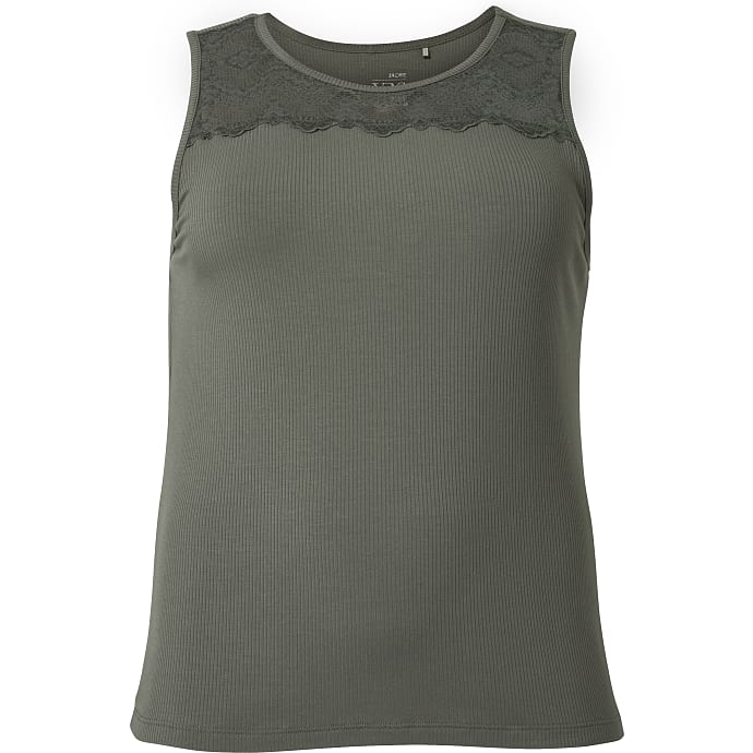 VRS dame tanktop str. 50 - olivengrøn