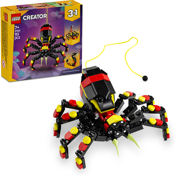 LEGO Creator 3-i-1 Vilde dyr Edderkop 31159