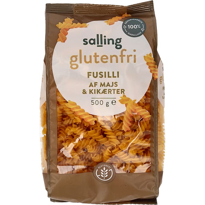 Salling Glutenfri Fusilli Majs og Kikærter 500 g