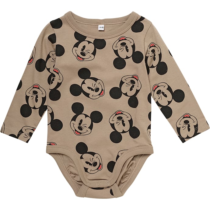 Mickey and Friends body str. 62/68 - brun