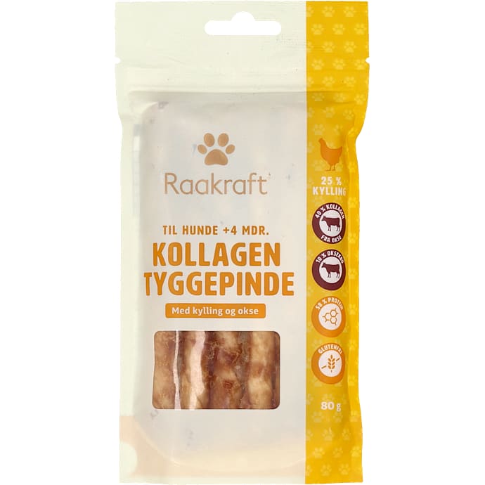 Raakraft Tyggepinde Kollagen
