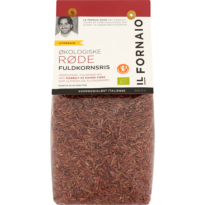 Røde fuldkornsris øko