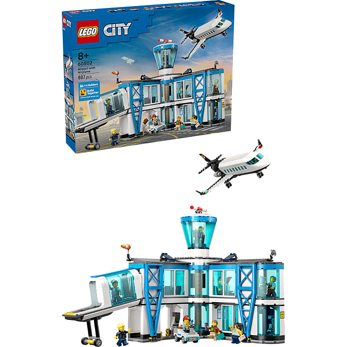 LEGO City Lufthavn med Fly 60502