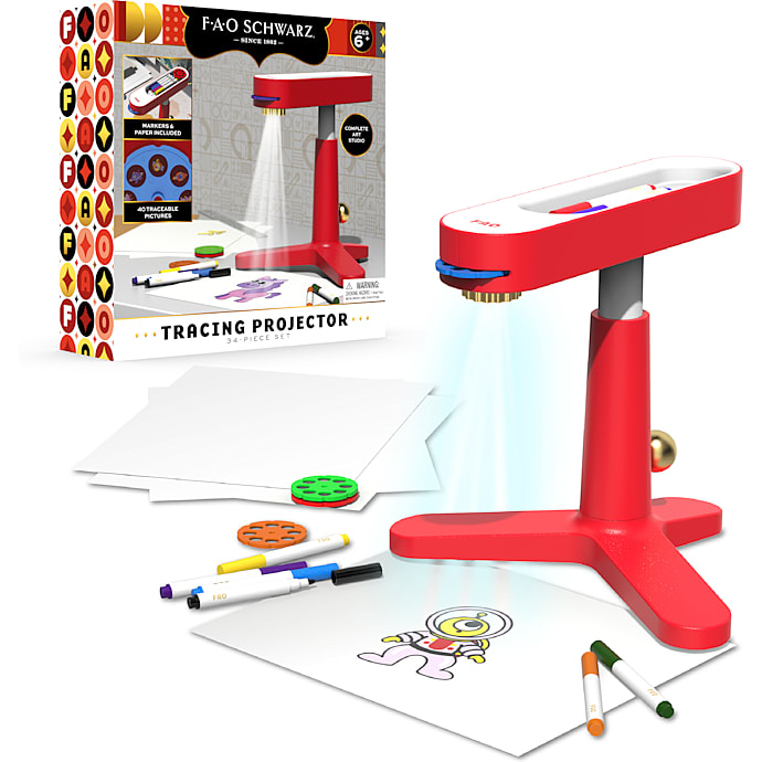 FAO Schwarz tegneprojektor med stativ