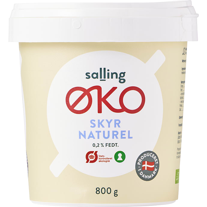 Salling ØKO Skyr naturel 0,2% fedt