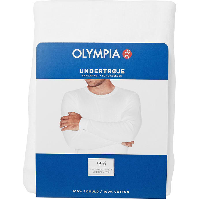 Olympia herre undertrøje str. L - hvid