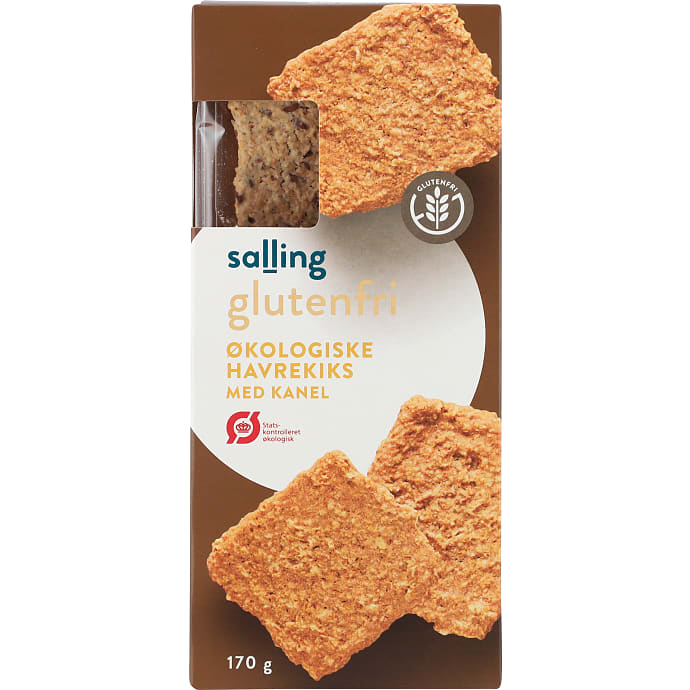 Havrekiks m. kanel glutenfri øko
