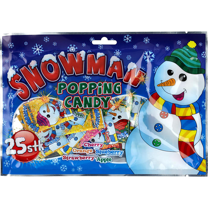 Snowman Popping Candy