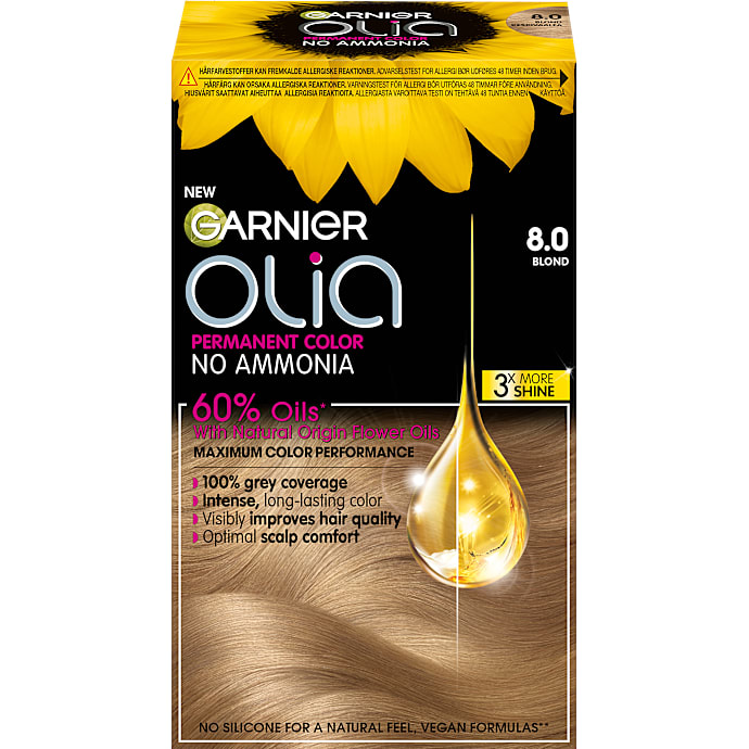 Garnier Permanent hårfarve 8.0 Blond