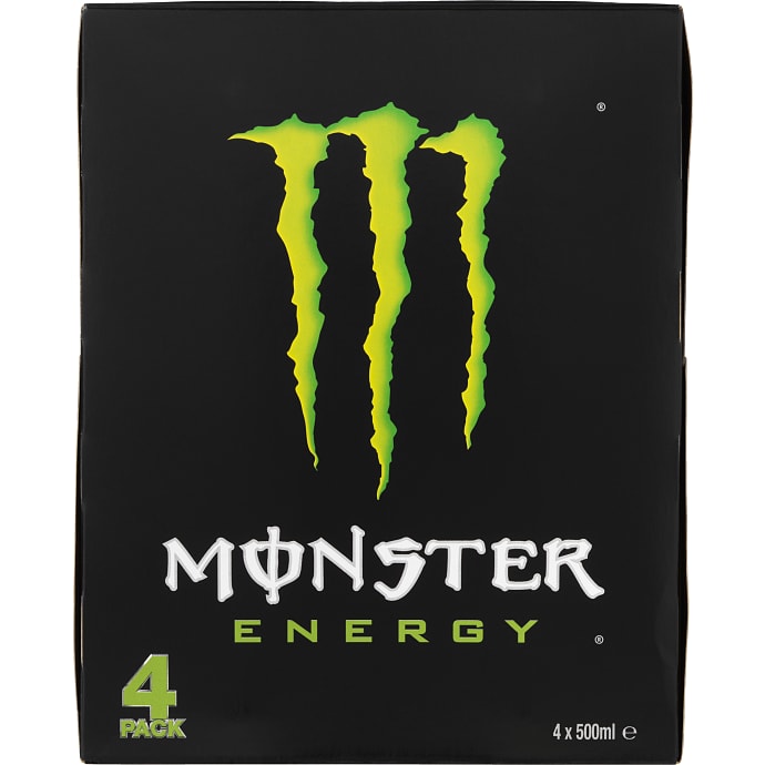 Monster Energy Energidrik 4-Pak 200 cl