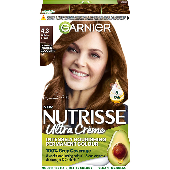 Garnier Permanent Hårfarve 4.3 Gyldenbrun
