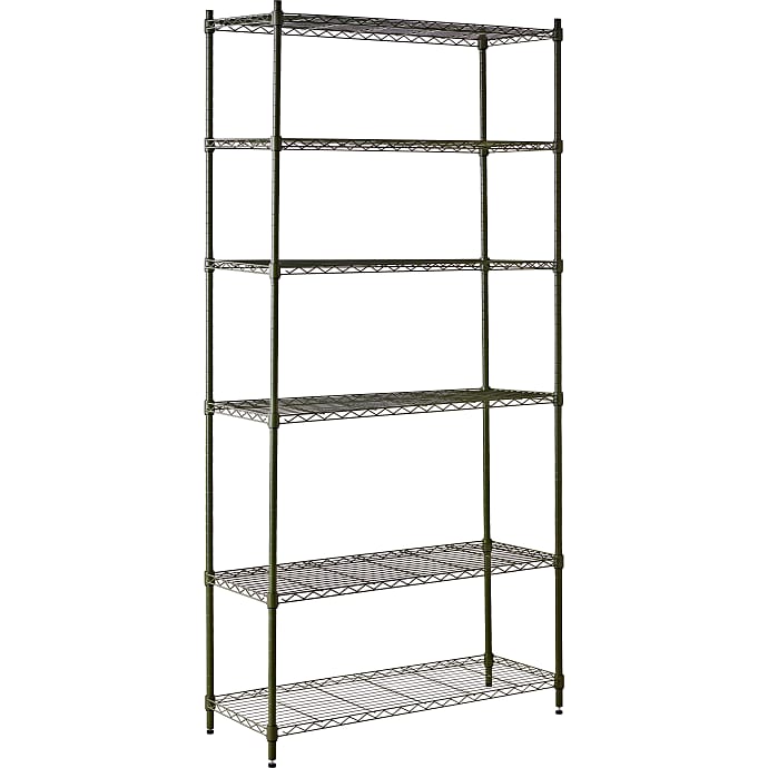Blom Metalreol 6 Hylder Mørkegrøn