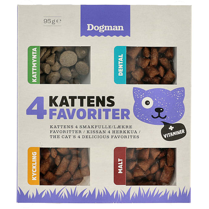 Dogman Godbidder med Kattemynte, Kylling, Malt og Dental