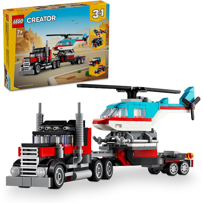 LEGO Creator Blokvogn med Helikopter 31146