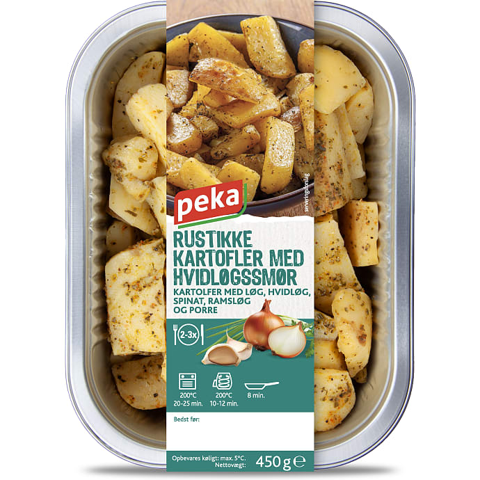 Kartofler m. hvidløg