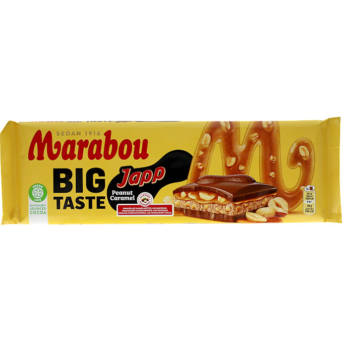 Marabou Mælkechokolade Jordnød & Karamel