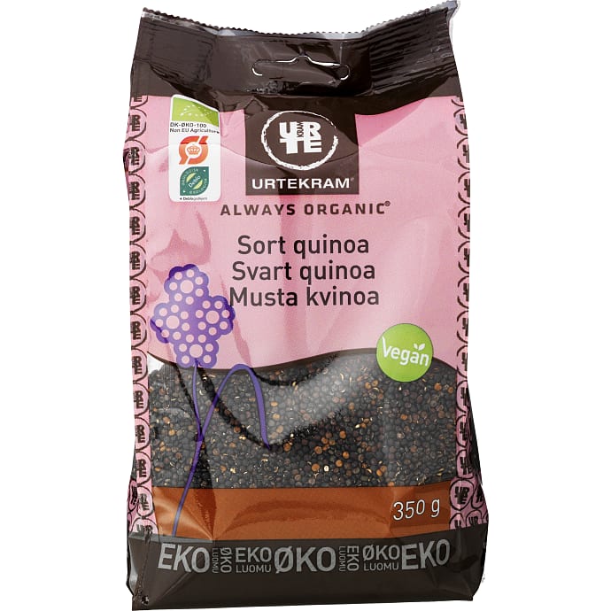 Urtekram Sort Quinoa Øko 350 g