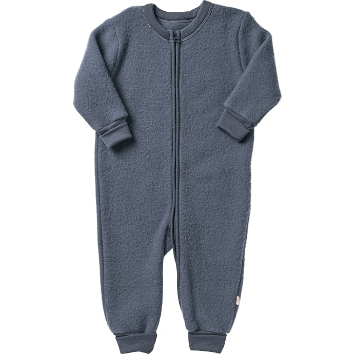 808 baby uld heldragt str. 74 - blå